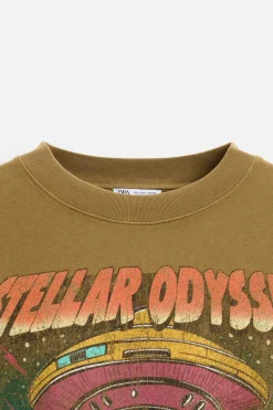 Online SUDADERA ESTAMPADO COMBINADO Hombre Sudaderas