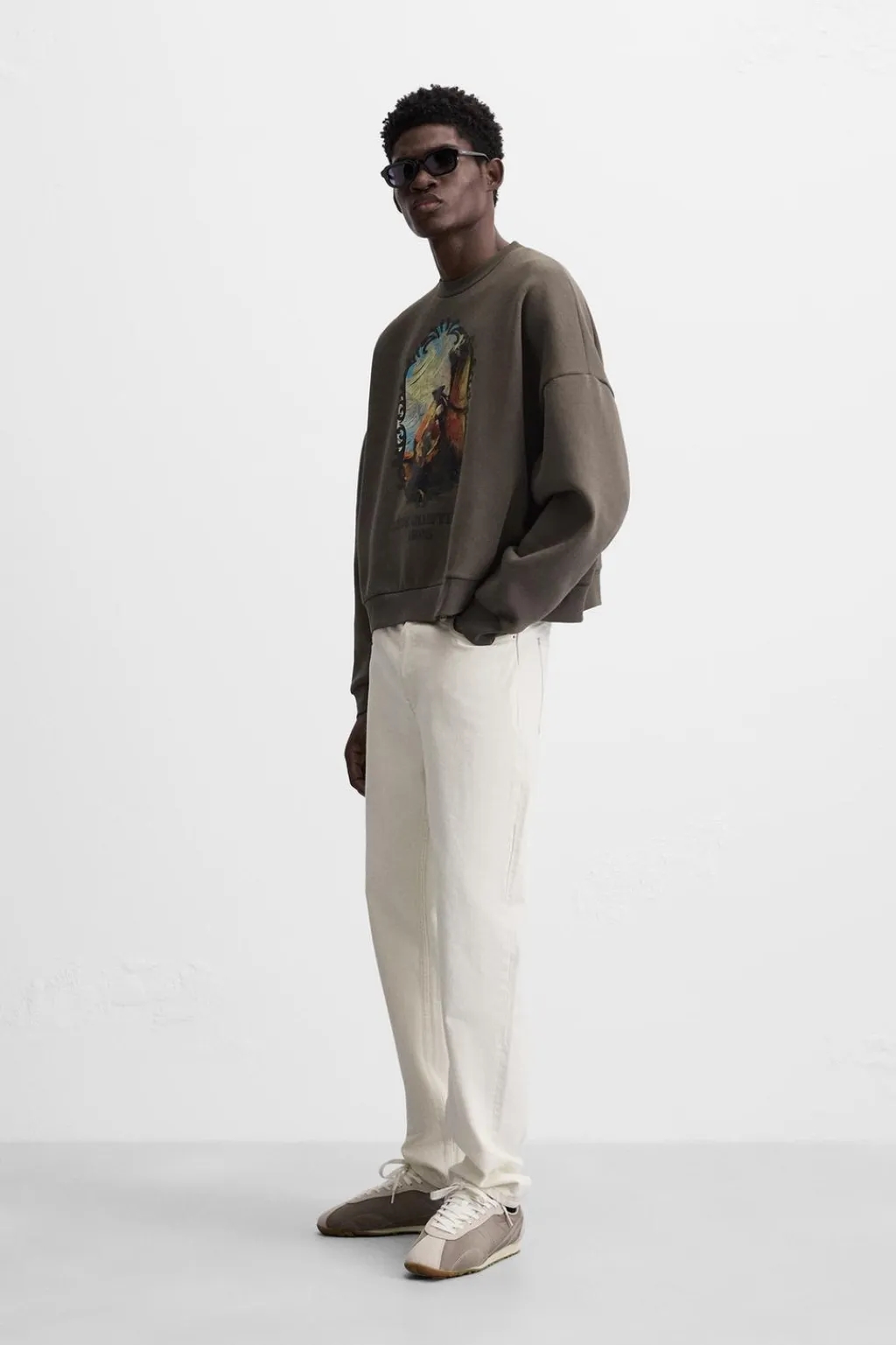 Hot SUDADERA ESTAMPADO COMBINADO Hombre Sudaderas