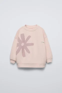 Niños ZARA 1½ - 6 Años·Sudaderas|1½ - 6 Años·Sudaderas<SUDADERA ESTAMPADO FLOR