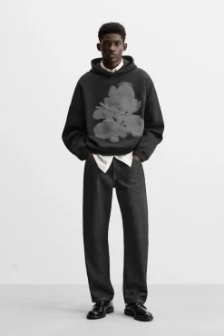 Discount SUDADERA ESTAMPADO FLOR Hombre Sudaderas