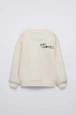 Niños ZARA 6 - 14 Años·Sudaderas<SUDADERA ESTAMPADO FLOR