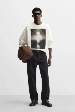 Best SUDADERA ESTAMPADO FOTOGRÁFICO Hombre Sudaderas