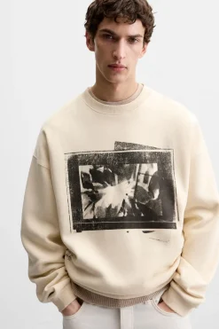 Online SUDADERA ESTAMPADO FOTOGRÁFICO Hombre Sudaderas