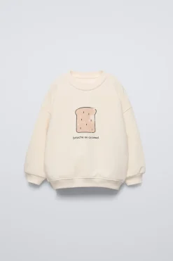 Niños ZARA 1½ - 6 Años·Sudaderas|1½ - 6 Años·Sudaderas<SUDADERA ESTAMPADO GARMENT DYE