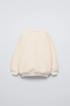 Niños ZARA 1½ - 6 Años·Sudaderas|1½ - 6 Años·Sudaderas<SUDADERA ESTAMPADO GARMENT DYE