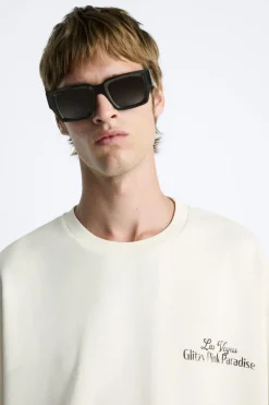 Fashion SUDADERA ESTAMPADO LAVADO Hombre Sudaderas