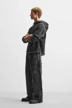 Online SUDADERA ESTAMPADO LAVADO Hombre Sudaderas