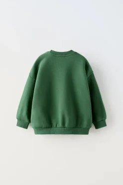 Niños ZARA 1½ - 6 Años·Sudaderas|1½ - 6 Años·Chándal<SUDADERA ESTAMPADO RELIEVE