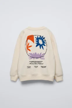 Niños ZARA 6 - 14 Años·Sudaderas<SUDADERA ESTAMPADO RELIEVE