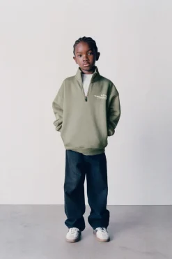 Niños ZARA 6 - 14 Años·Sudaderas<SUDADERA ESTAMPADO RELIEVE