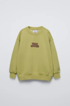 Niños ZARA 6 - 14 Años·Sudaderas<SUDADERA ESTAMPADO TEXTO