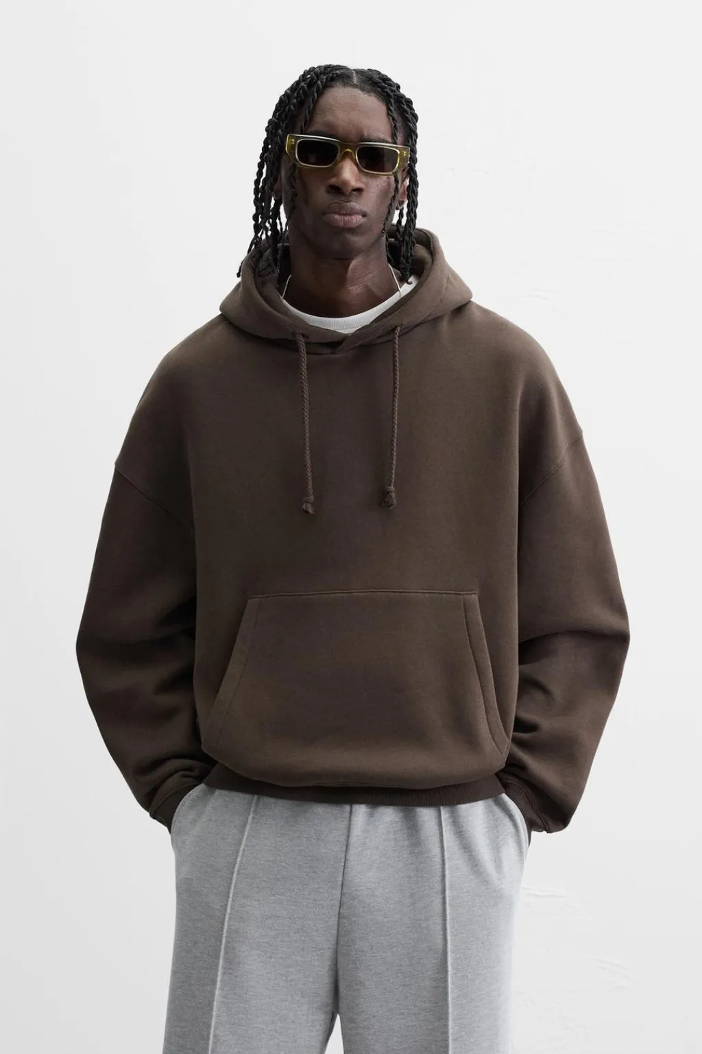 Hot SUDADERA ESTAMPADO TEXTO Hombre Sudaderas