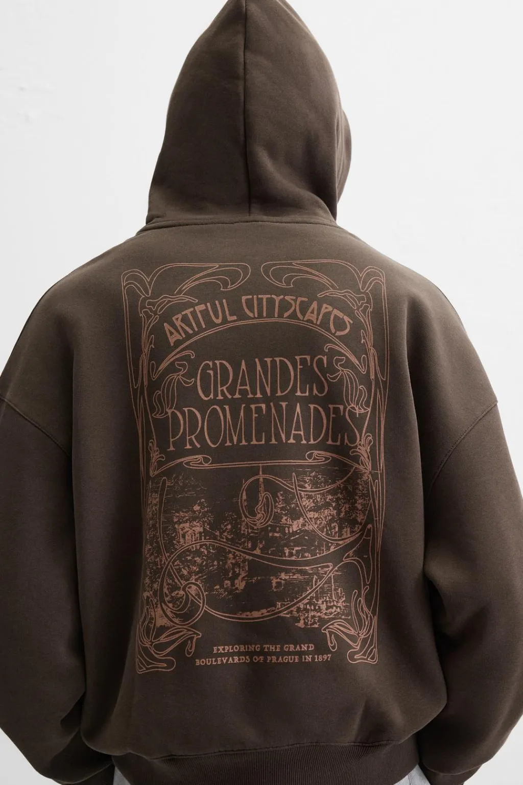 Hot SUDADERA ESTAMPADO TEXTO Hombre Sudaderas