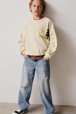 Niños ZARA 6 - 14 Años·Sudaderas<SUDADERA ESTAMPDO RELIEVE