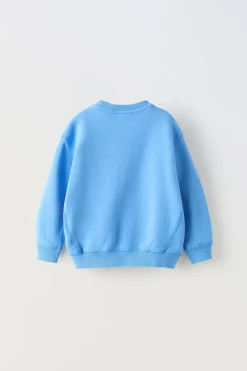 Niños ZARA 1½ - 6 Años·Sudaderas|1½ - 6 Años·Chándal<SUDADERA FELPA CORTES COMBINADOS