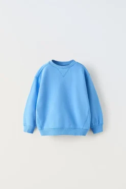 Niños ZARA 1½ - 6 Años·Sudaderas|1½ - 6 Años·Chándal<SUDADERA FELPA CORTES COMBINADOS