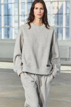 Discount SUDADERA FELPA OVERSIZE ETIQUETA Mujer Sudaderas / Joggers