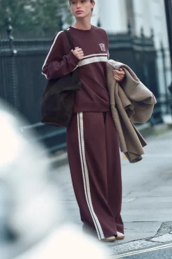 New SUDADERA FELPA PUNTILLA Mujer Sudaderas / Joggers