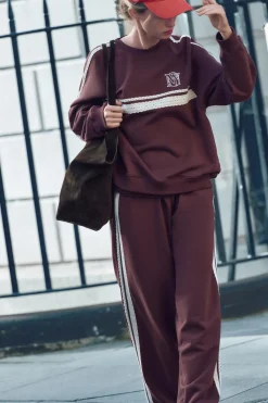 New SUDADERA FELPA PUNTILLA Mujer Sudaderas / Joggers