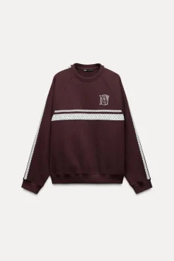 New SUDADERA FELPA PUNTILLA Mujer Sudaderas / Joggers