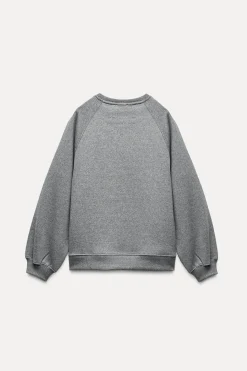 Outlet SUDADERA FELPA TEXTO BRILLOS Mujer Sudaderas / Joggers