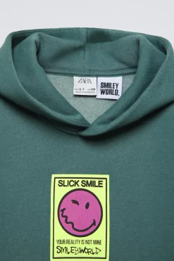 Niños ZARA 6 - 14 Años·Sudaderas<SUDADERA GRAFFITI SMILEYWORLD ®