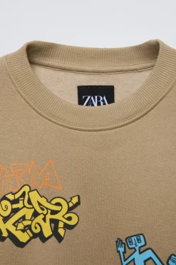 Niños ZARA 6 - 14 Años·Sudaderas|6 - 14 Años·Total Look<SUDADERA GRAFITTI