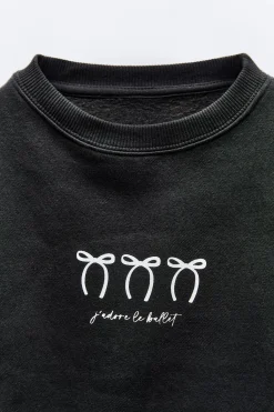 Niños ZARA 6 - 14 Años·Sudaderas|6 - 14 Años·Deporte / Jogging<SUDADERA LACITOS Y TEXTO