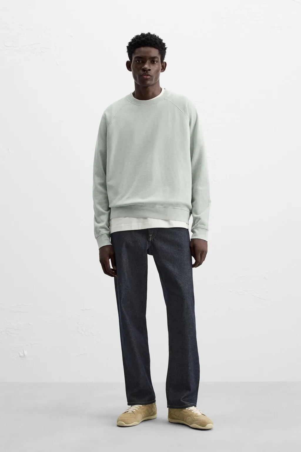 Outlet SUDADERA LAVADA Hombre Sudaderas