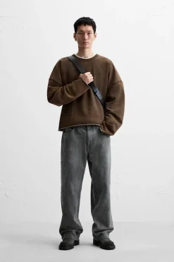 Hot SUDADERA LAVADA Hombre Sudaderas