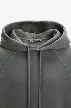 Discount SUDADERA LAVADA CAPUCHA Mujer Sudaderas / Joggers