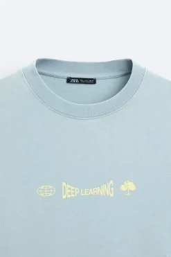 Sale SUDADERA LAVADA TEXTO Hombre Sudaderas|Camisetas