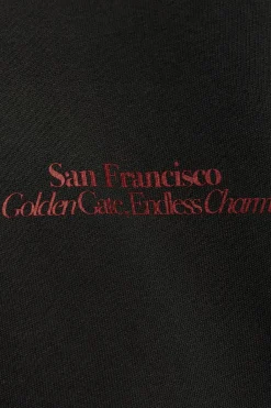 Sale SUDADERA LAVADA TEXTO Mujer Sudaderas / Joggers