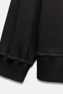 Sale SUDADERA LAVADA TEXTO Mujer Sudaderas / Joggers