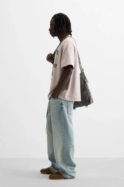 New SUDADERA LAVADA TEXTOS Hombre Sudaderas