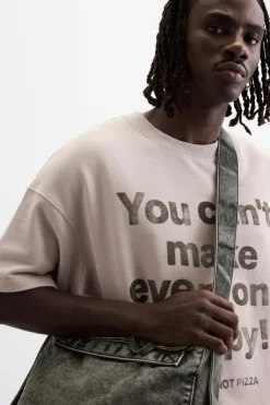 New SUDADERA LAVADA TEXTOS Hombre Sudaderas