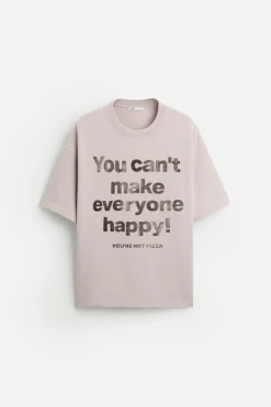 New SUDADERA LAVADA TEXTOS Hombre Sudaderas