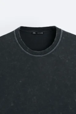 Clearance SUDADERA LAVADO ACID WASH Hombre Sudaderas