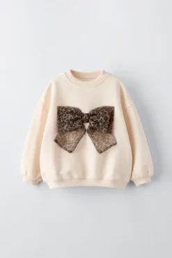 Niños ZARA 1½ - 6 Años·Sudaderas|6 - 18 Meses·Sudaderas<SUDADERA LAZO ANIMAL PRINT
