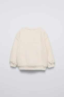 Niños ZARA 1½ - 6 Años·Sudaderas|1½ - 6 Años·Total Look<SUDADERA LISA BORDADO