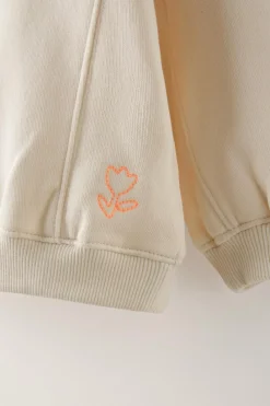 Niños ZARA 1½ - 6 Años·Sudaderas|1½ - 6 Años·Total Look<SUDADERA LISA BORDADO