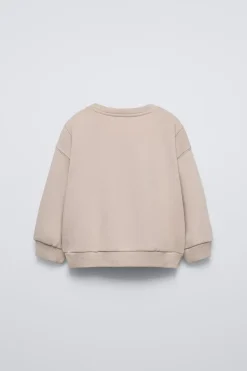 Niños ZARA 1½ - 6 Años·Sudaderas|1½ - 6 Años·Chándal<SUDADERA LISA WAFFLE