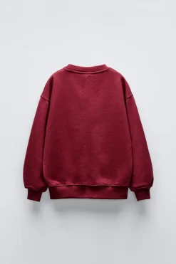 Niños ZARA 6 - 14 Años·Sudaderas<SUDADERA OSO Y TEXTO