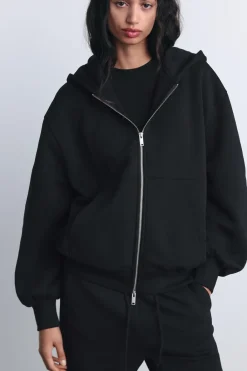 Discount SUDADERA OVERSIZE CREMALLERA Mujer Sudaderas / Joggers