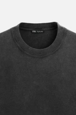 Sale SUDADERA OVERSIZE LAVADA Hombre Sudaderas|Camisetas