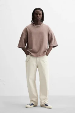 New SUDADERA OVERSIZE LAVADA Hombre Sudaderas