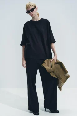 Discount SUDADERA OVERSIZE MANGA CORTA Mujer Sudaderas / Joggers