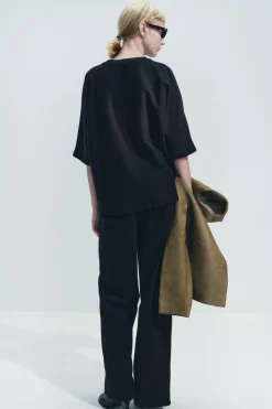 Discount SUDADERA OVERSIZE MANGA CORTA Mujer Sudaderas / Joggers