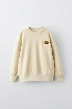 Niños ZARA 6 - 14 Años·Sudaderas<SUDADERA PARCHE BORDADO
