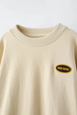 Niños ZARA 6 - 14 Años·Sudaderas<SUDADERA PARCHE BORDADO